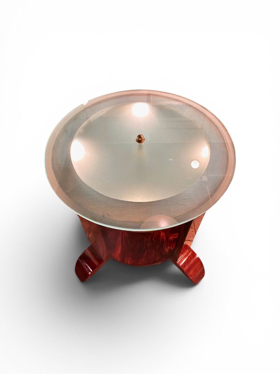 Table de salon Art Deco lumineuse circa 1920-photo-3